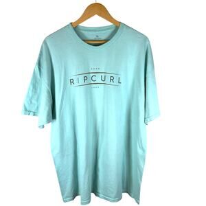 Rip Curl Big Spellout Logo T-shirt Men’s XXL - Streetwear Skater Urban Preppy
